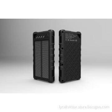 Double USB portable solar power bank
